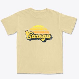Caroga New York Sublime Sunset Premium Heavyweight T-shirt