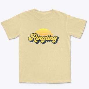 Ringling Oklahoma Sublime Sunset Premium Heavyweight T-shirt