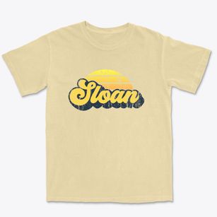 Sloan Iowa Sublime Sunset Premium Heavyweight T-shirt