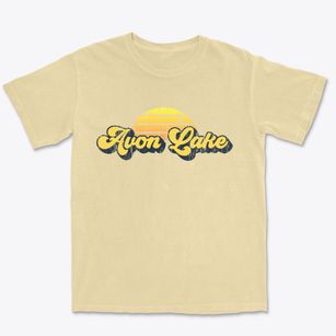 Avon Lake Ohio Sublime Sunset Premium Heavyweight T-shirt