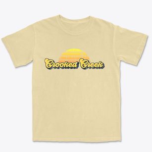 Crooked Creek Georgia Sublime Sunset Premium Heavyweight T-shirt