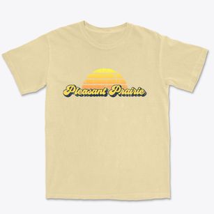 Pleasant Prairie Wisconsin Sublime Sunset Premium Heavyweight T-shirt