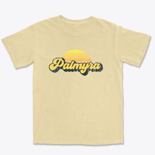 Palmyra Nebraska Sublime Sunset Premium Heavyweight T-shirt