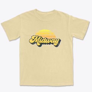Midway Alabama Sublime Sunset Premium Heavyweight T-shirt