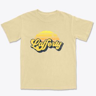 Lafferty Ohio Sublime Sunset Premium Heavyweight T-shirt