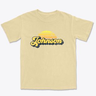 Johnson Nebraska Sublime Sunset Premium Heavyweight T-shirt