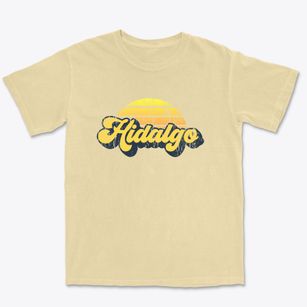 Hidalgo Illinois Sublime Sunset Premium Heavyweight T-shirt