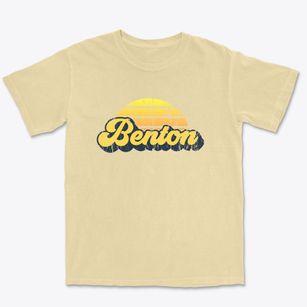 Benton Alabama Sublime Sunset Premium Heavyweight T-shirt