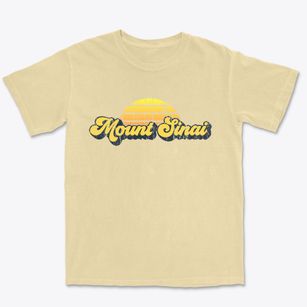 Mount Sinai New York Sublime Sunset Premium Heavyweight T-shirt