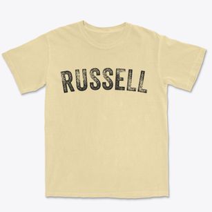 Russell Massachusetts Timeless Retro Premium Heavyweight T-shirt