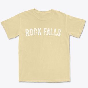 Rock Falls Illinois Timeless Retro Premium Heavyweight T-shirt