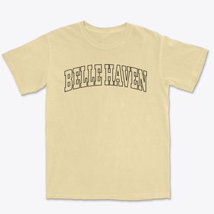 Belle Haven Virginia Trendy Block Premium Heavyweight T-shirt
