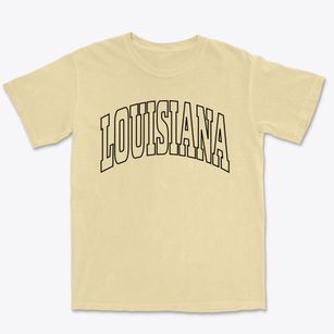 Louisiana Missouri Trendy Block Premium Heavyweight T-shirt