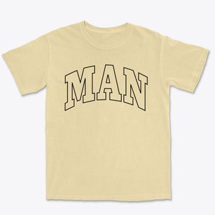 Man West Virginia Trendy Block Premium Heavyweight T-shirt
