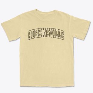 Robbinsville North Carolina Trendy Block Premium Heavyweight T-shirt