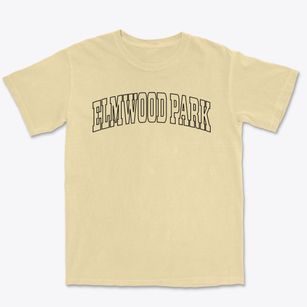 Elmwood Park New Jersey Trendy Block Premium Heavyweight T-shirt