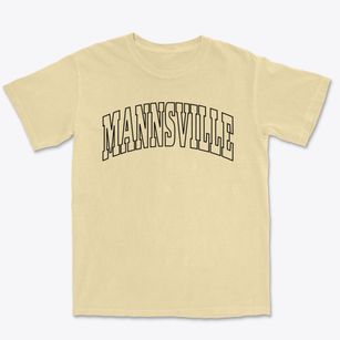 Mannsville New York Trendy Block Premium Heavyweight T-shirt