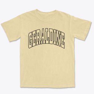 Geraldine Montana Trendy Block Premium Heavyweight T-shirt