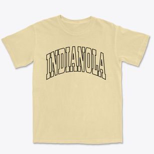 Indianola Iowa Trendy Block Premium Heavyweight T-shirt