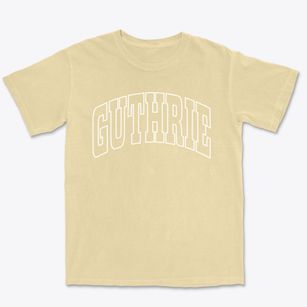 Guthrie Oklahoma Trendy Block Premium Heavyweight T-shirt
