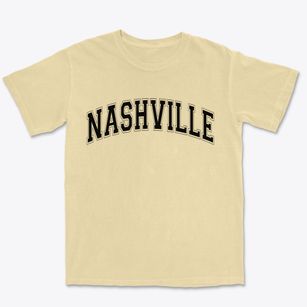 Nashville Georgia Varsity Premium Heavyweight T-shirt