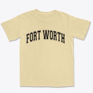 Fort Worth Texas Varsity Premium Heavyweight T-shirt