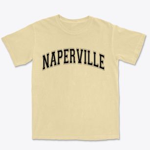 Naperville Illinois Varsity Premium Heavyweight T-shirt