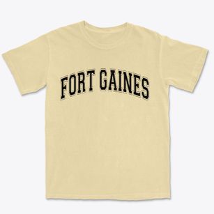 Fort Gaines Georgia Varsity Premium Heavyweight T-shirt