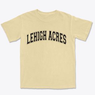 Lehigh Acres Florida Varsity Premium Heavyweight T-shirt