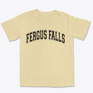 Fergus Falls Minnesota Varsity Premium Heavyweight T-shirt