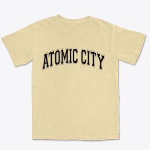 Atomic City Idaho Varsity Premium Heavyweight T-shirt