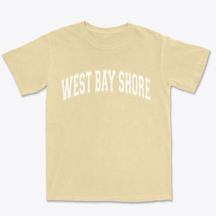 West Bay Shore New York Varsity Premium Heavyweight T-shirt