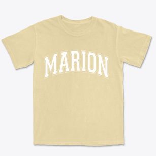 Marion Illinois Varsity Premium Heavyweight T-shirt