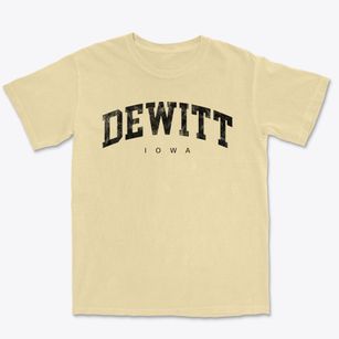 Dewitt Iowa Urban Vibe Premium Heavyweight T-shirt