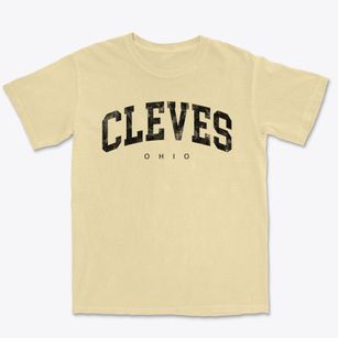 Cleves Ohio Urban Vibe Premium Heavyweight T-shirt