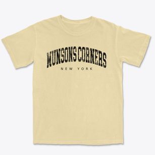 Munsons Corners New York Urban Vibe Premium Heavyweight T-shirt