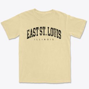 East St. Louis Illinois Urban Vibe Premium Heavyweight T-shirt