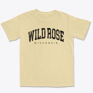 Wild Rose Wisconsin Urban Vibe Premium Heavyweight T-shirt