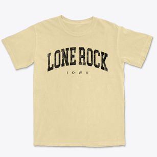 Lone Rock Iowa Urban Vibe Premium Heavyweight T-shirt