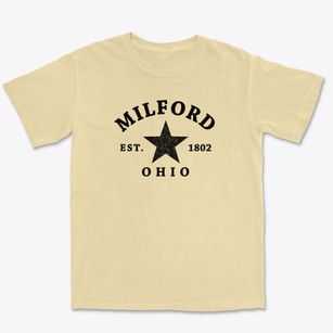 Milford Ohio Star Premium Heavyweight T-shirt