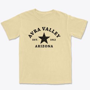 Avra Valley Arizona Star Premium Heavyweight T-shirt
