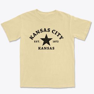 Kansas City Kansas Star Premium Heavyweight T-shirt