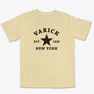 Varick New York Star Premium Heavyweight T-shirt