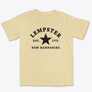 Lempster New Hampshire Star Premium Heavyweight T-shirt