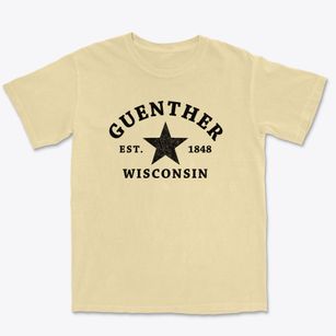 Guenther Wisconsin Star Premium Heavyweight T-shirt