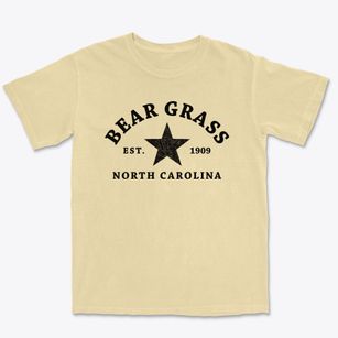 Bear Grass North Carolina Star Premium Heavyweight T-shirt