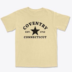 Coventry Connecticut Star Premium Heavyweight T-shirt
