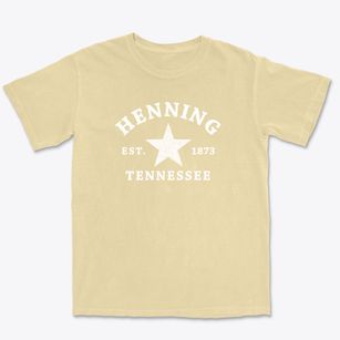 Henning Tennessee Star Premium Heavyweight T-shirt