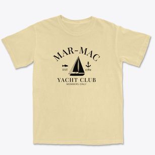 Mar-mac North Carolina Yacht Club Premium Heavyweight T-shirt