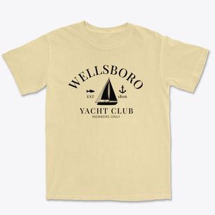 Wellsboro Pennsylvania Yacht Club Premium Heavyweight T-shirt